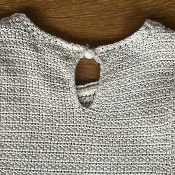 Cream Ruffle Knit Top - Picture 4 of 4